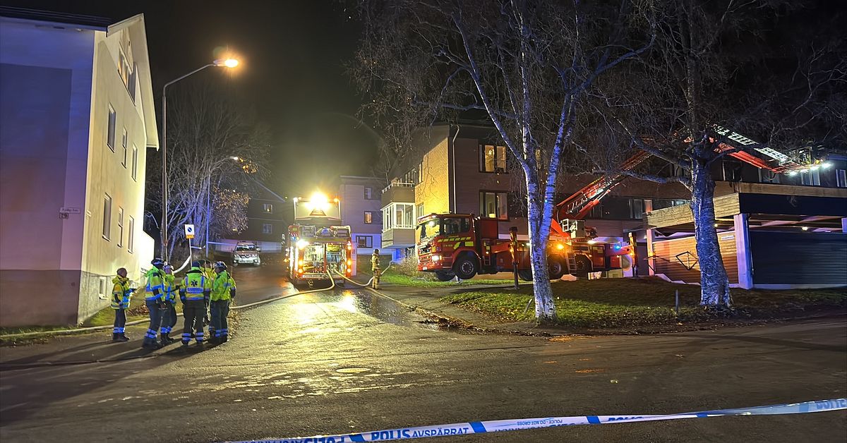 Lägenhetsbrand på Frösön | SVT Nyheter