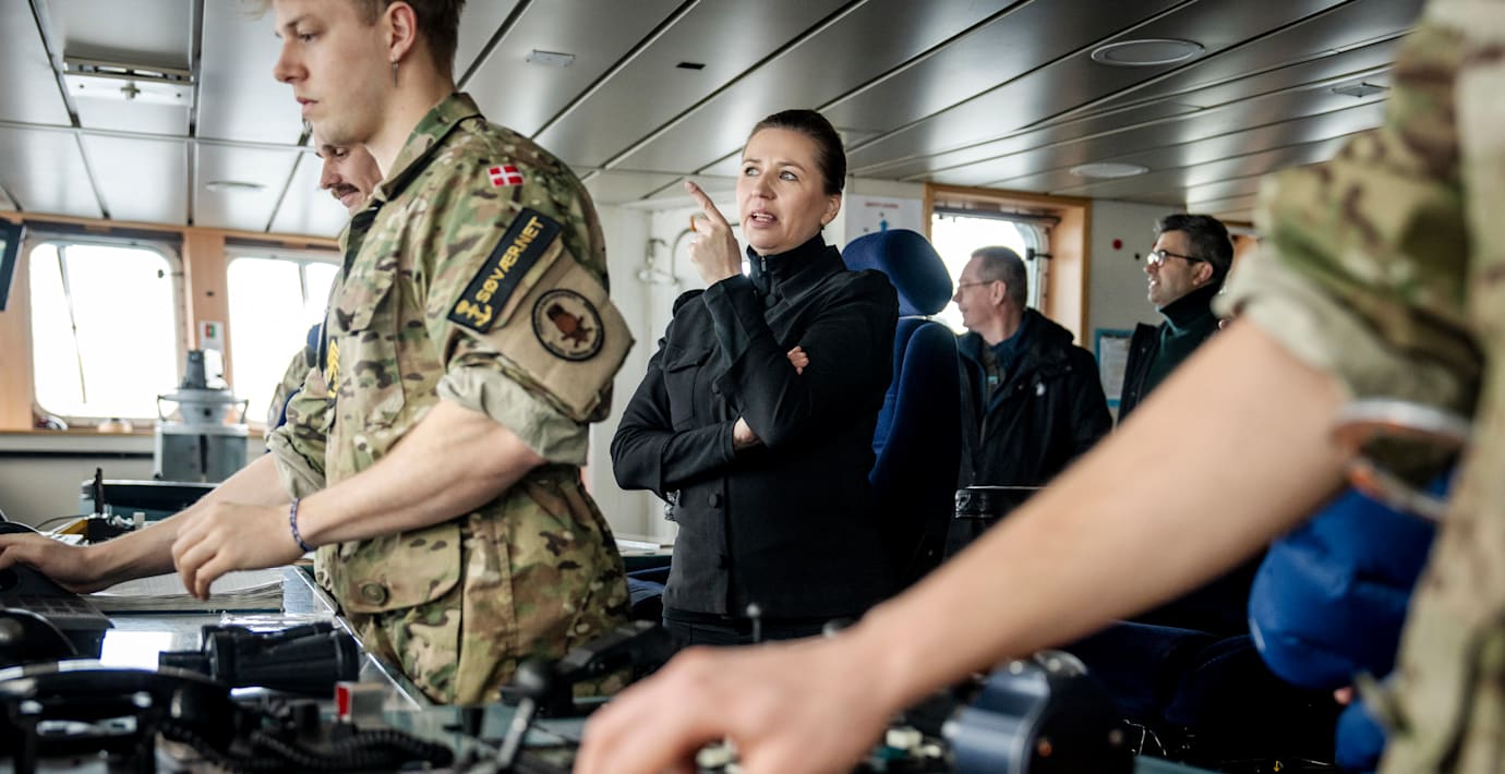 Dansk nattvakt håller koll på Trump och Grönland