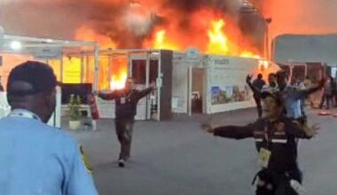 Klimattoppmöte avbröts på grund av brand - UNT