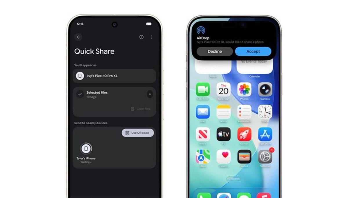 Google ”knäckte” Apple Airdrop – skickar trådlöst mellan Android och Iphone