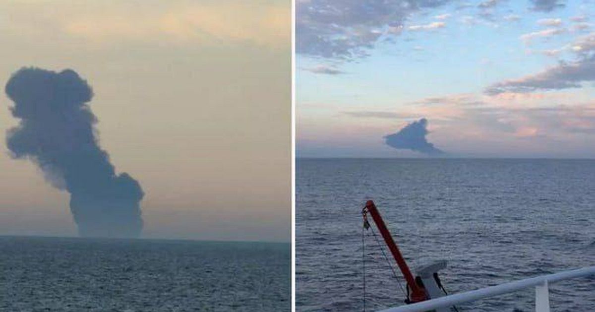 Brand på tankfartyg utanför Turkiet