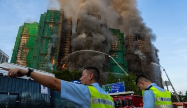 Brand i Hongkong: Fyra döda och flera skadade