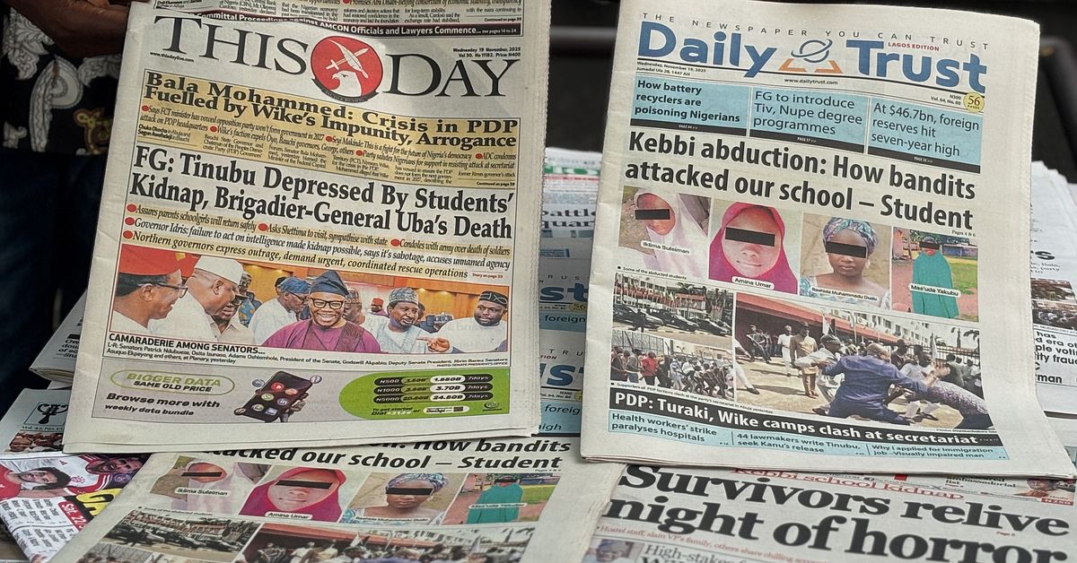 Över 200 skolbarn uppges ha blivit bortförda i Nigeria