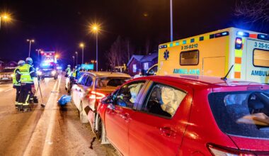 Seriekrock i centrala Falun – mitt i rusningstid – Falu-Kuriren