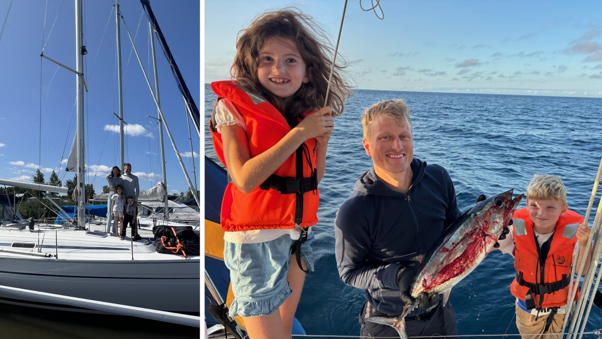 Barnfamilj lämnar vardagen – seglar över Atlanten – Gefle Dagblad