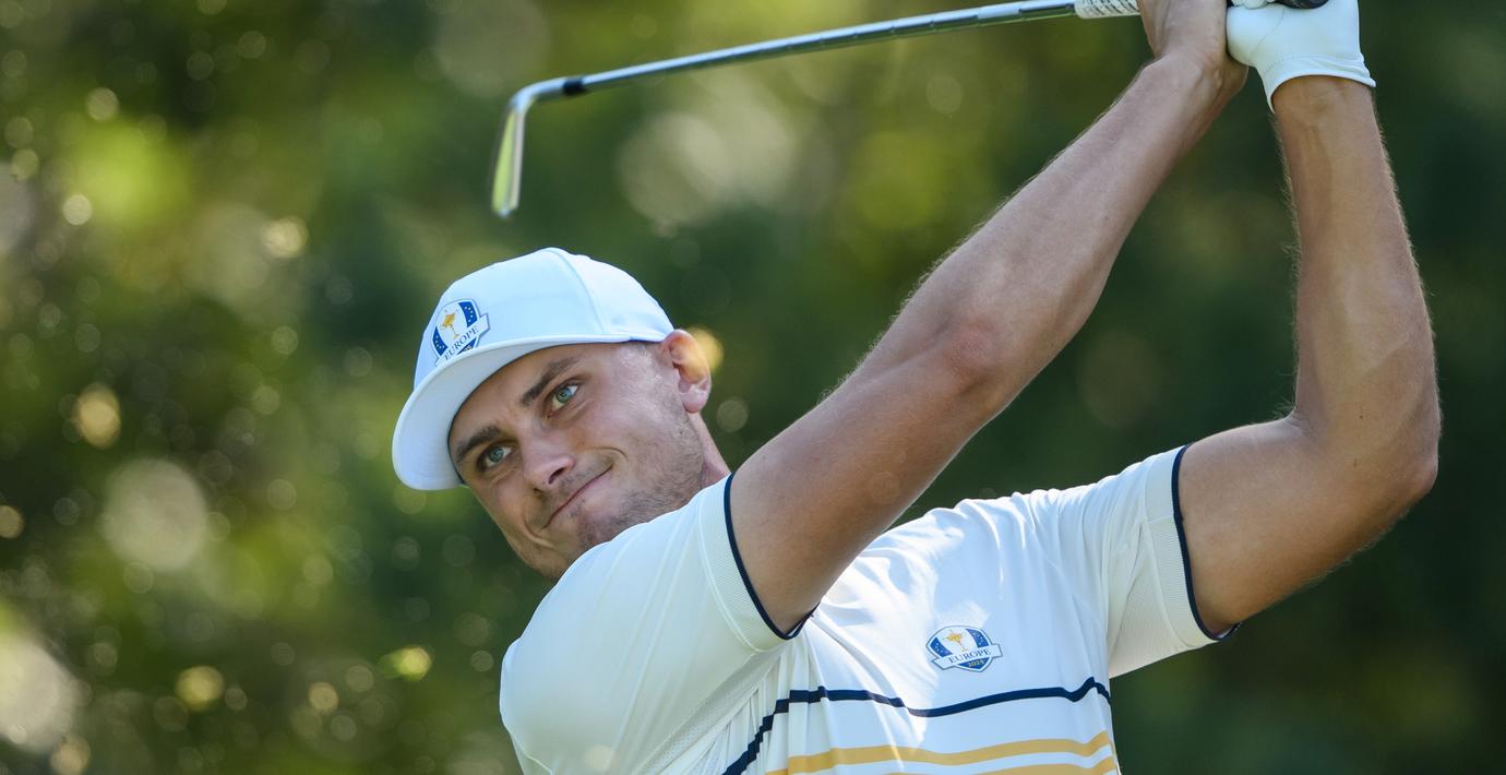 Ludvig Åberg gjorde en hole-in-one på 167 meter
