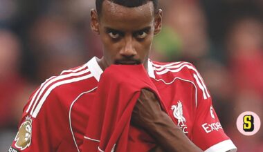 Alexander Isak missar träning