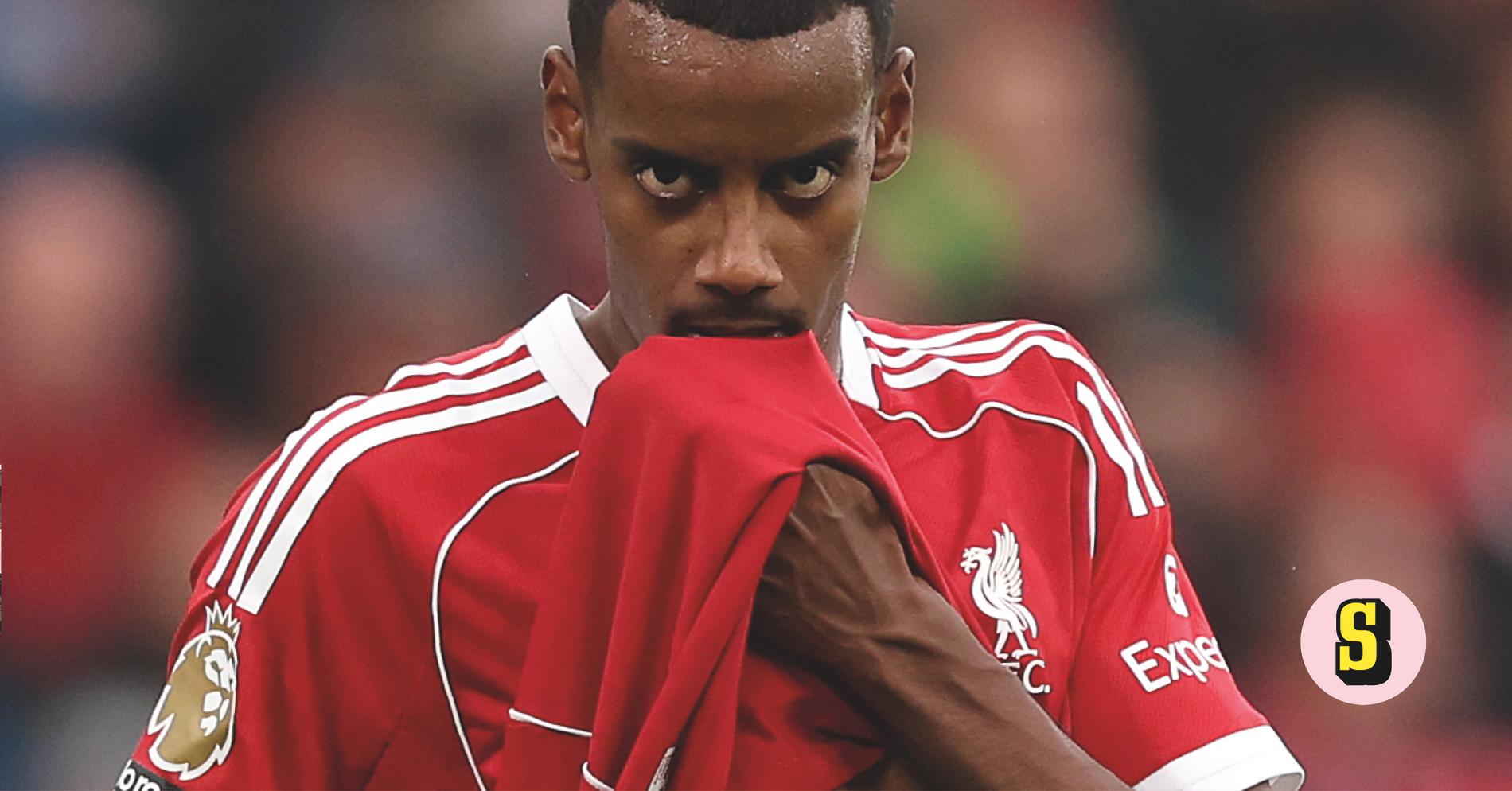 Alexander Isak missar träning