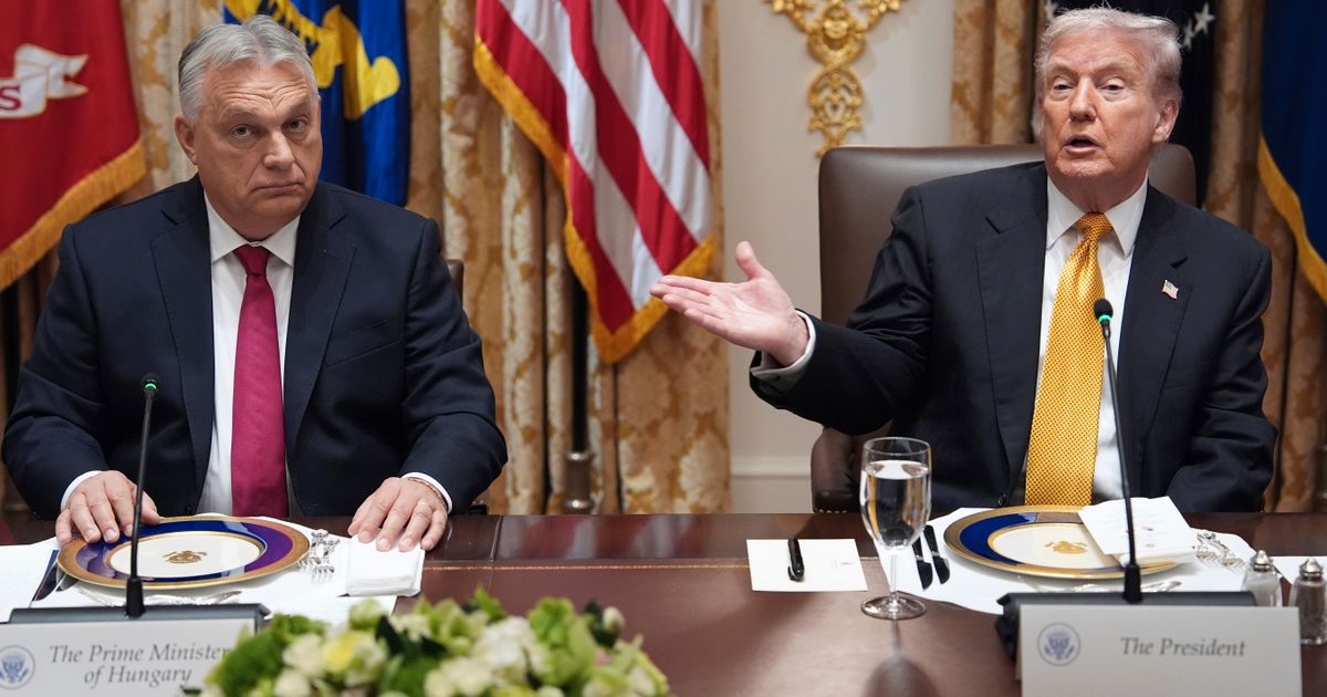 Orbán och Trump höll pressträff: Öppnar för ungerskt undantag