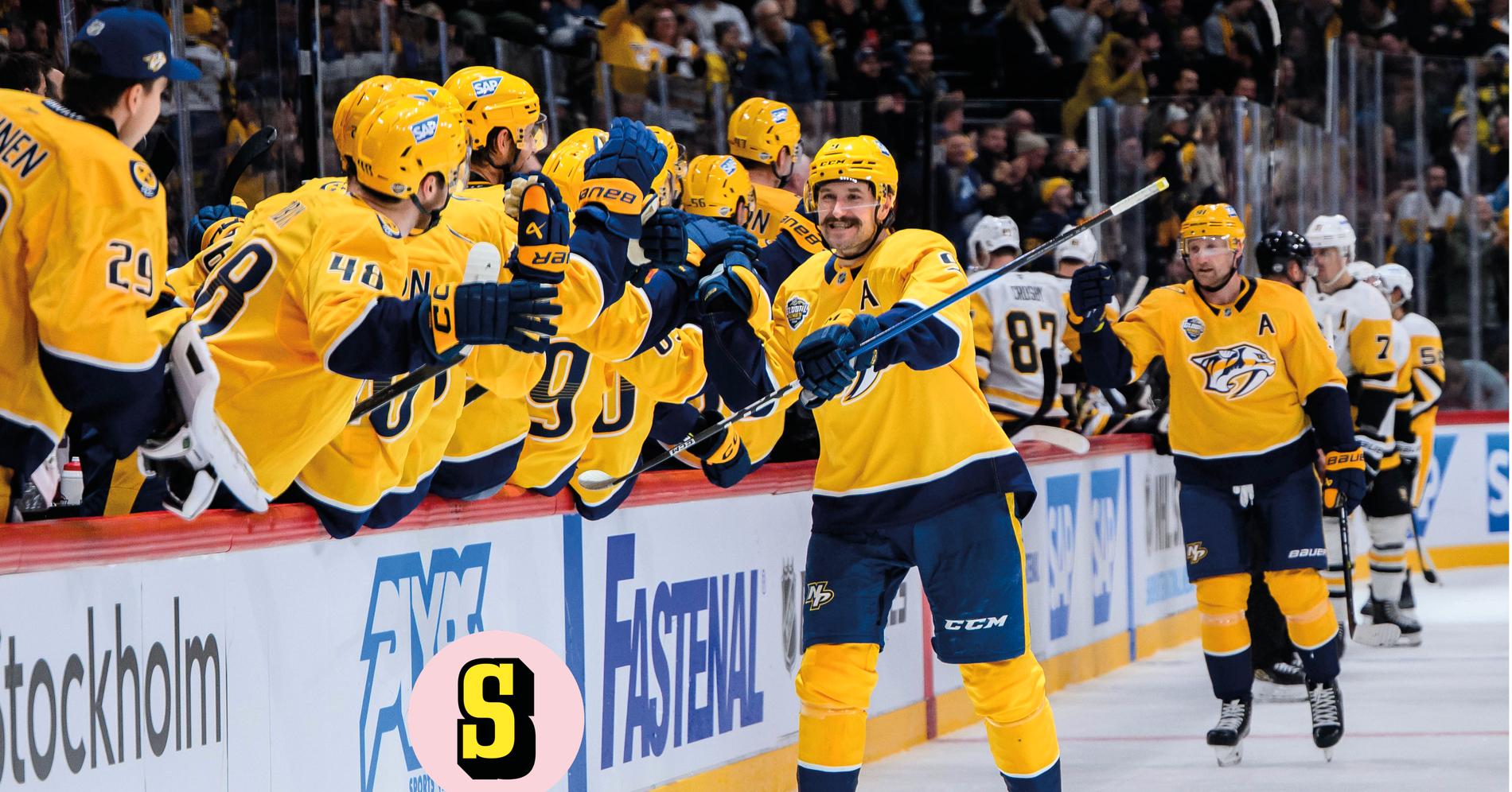 Nashville vann mot Pittsburgh i Stockholm • Filip Forsberg fixade förlängning