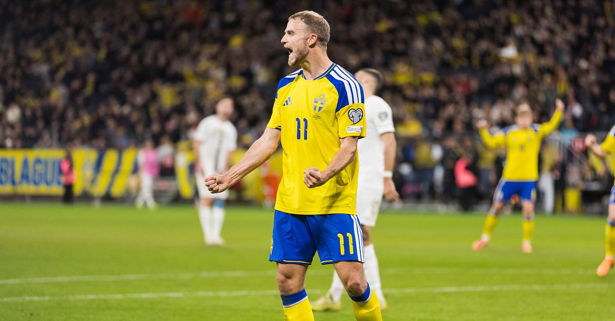 Fotboll: Gustav Lundgren målskytt i debuten för Sverige