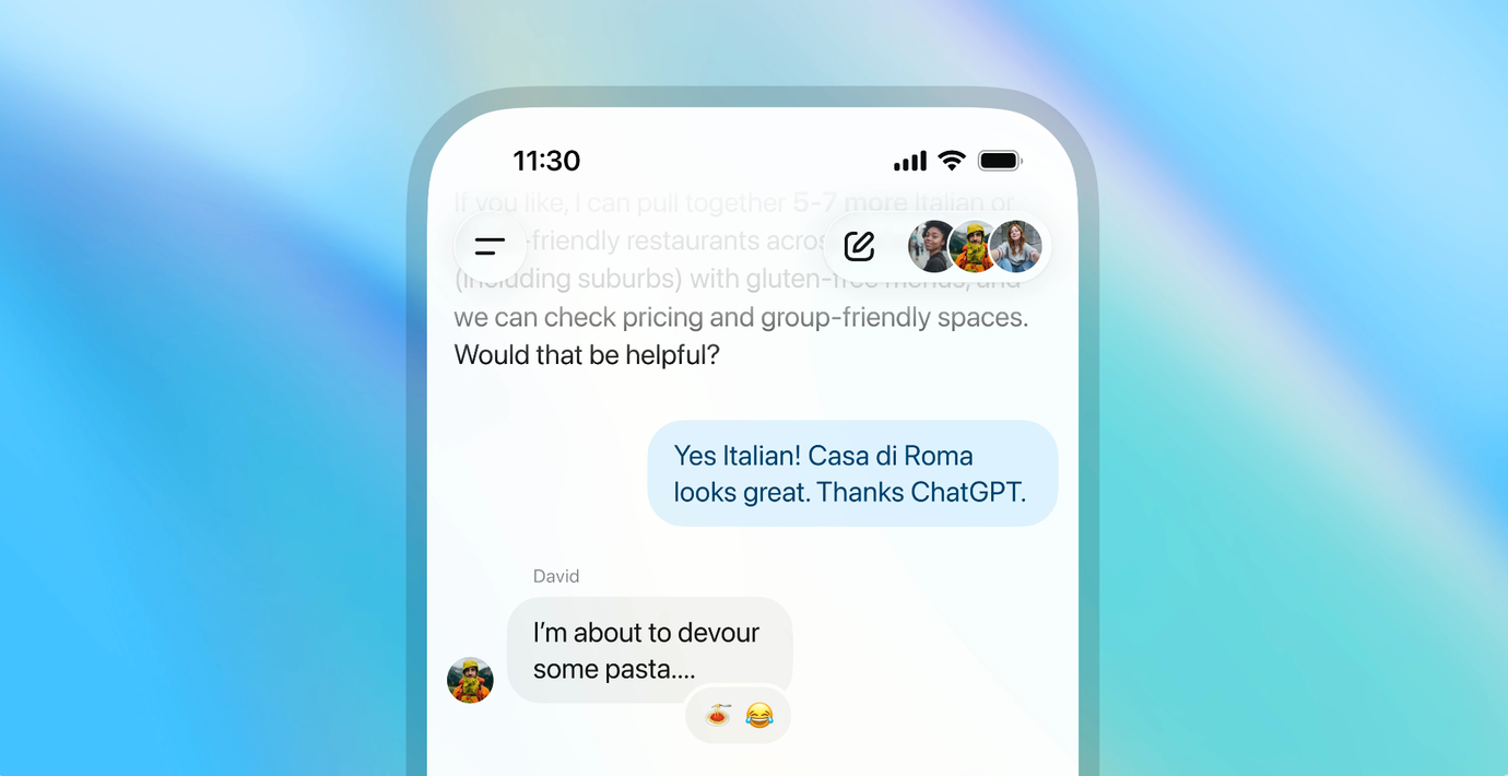 Open AI testar gruppchattar i Chat GPT