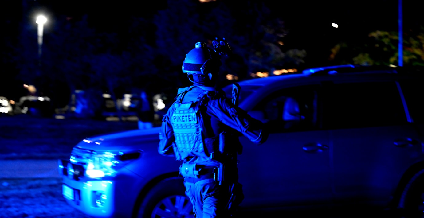 Tre anhållna efter razzian – kopplas till gängmiljö