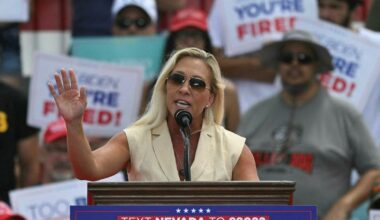 Taylor Greene lämnar kongressen efter Trumpbråk