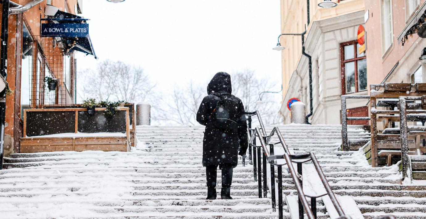 Snö att vänta i hela landet: ”Det kan falla överallt”