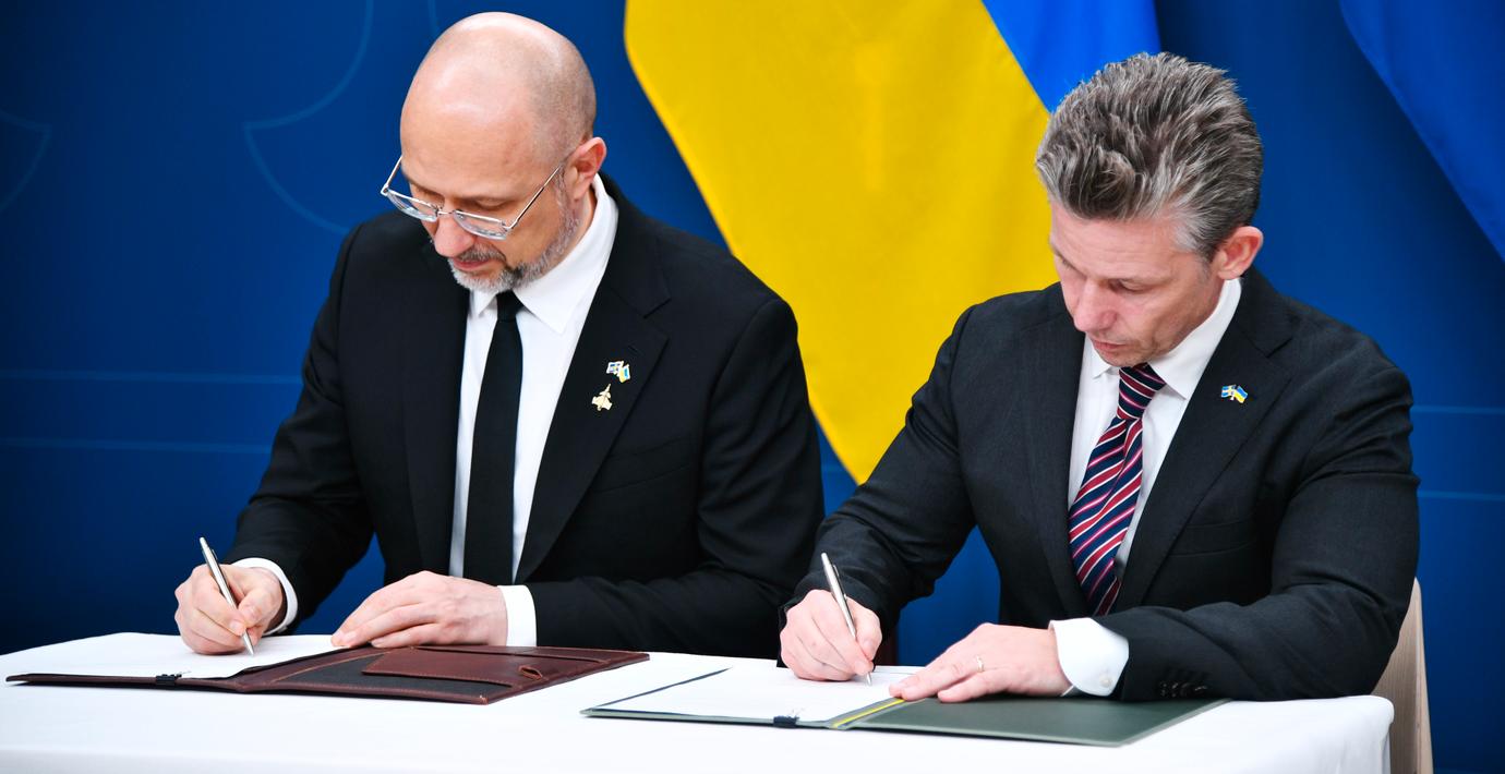 Sverige och Ukraina ska utveckla vapen tillsammans