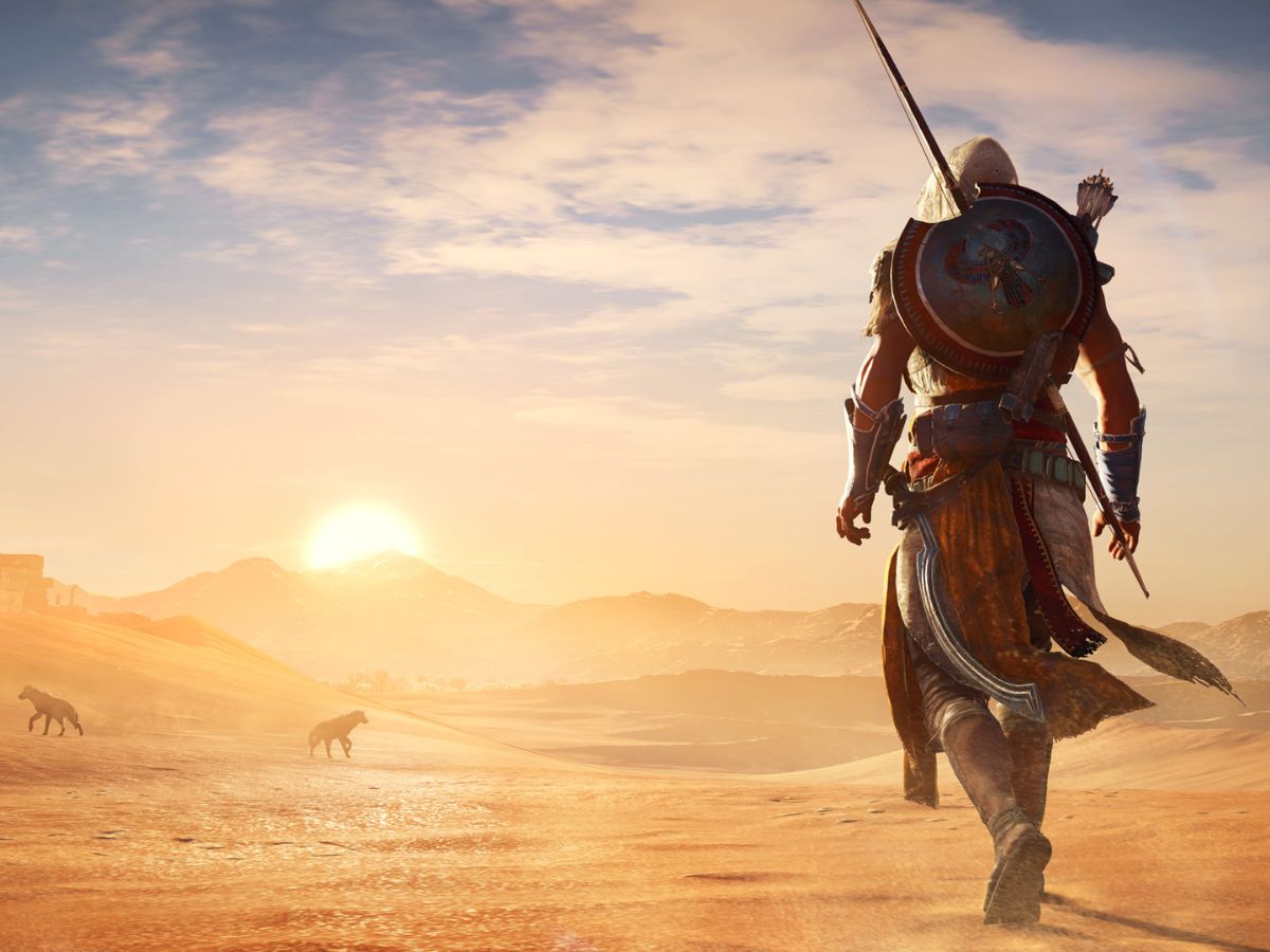 Assassin's Creed Origins ser helt fantastiskt ut med en RTX 5090, 8K-upplösning och raytracing