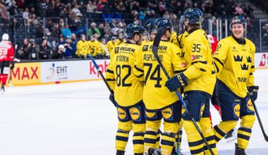 Euro Hockey Tour: Målrikt när Tre Kronor segrar över Schweiz