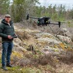 Älg och kron räknas med precision från drönare