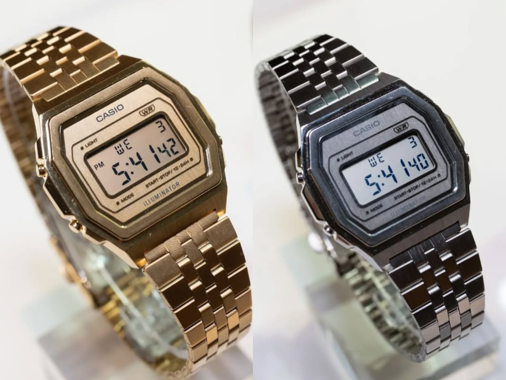 Nya Casio A1000-klockor i rostfritt stål upptäckta i nya hands-on-bilder