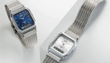 Casio Vintage AQ-230EM klockor med förkromad ram finns nu att köpa i USA