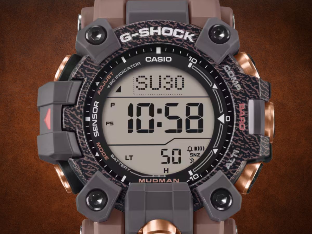Ny Casio G-Shock Mudman-klocka med kompass visas i hands-on-bilder