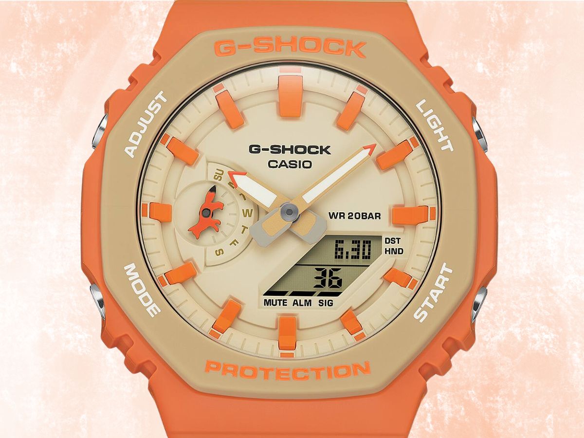 Casio visar upp ny klocka i G-Shock-samarbete med ljusorange detaljer