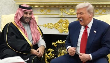 Trump rullade ut röda mattan för bin Salman - Västerbottens-Kuriren