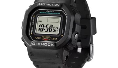 Casios nya ikoniska G-Shock DWN5600 Nano ringklocka med 2 års batteri nu officiellt tillgänglig i USA