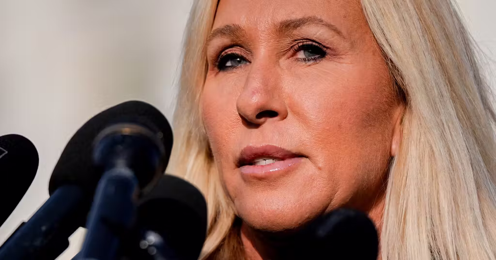 Marjorie Taylor Greene lämnar kongressen - Västerbottens-Kuriren