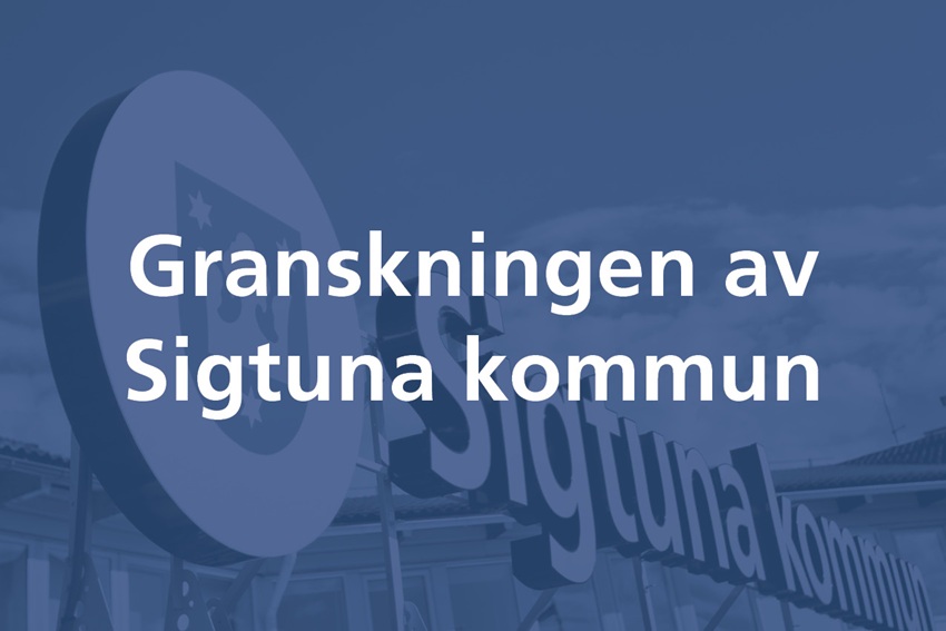 SVT:s granskning och vår utredning – så arbetar vi med frågorna - Sigtuna kommun