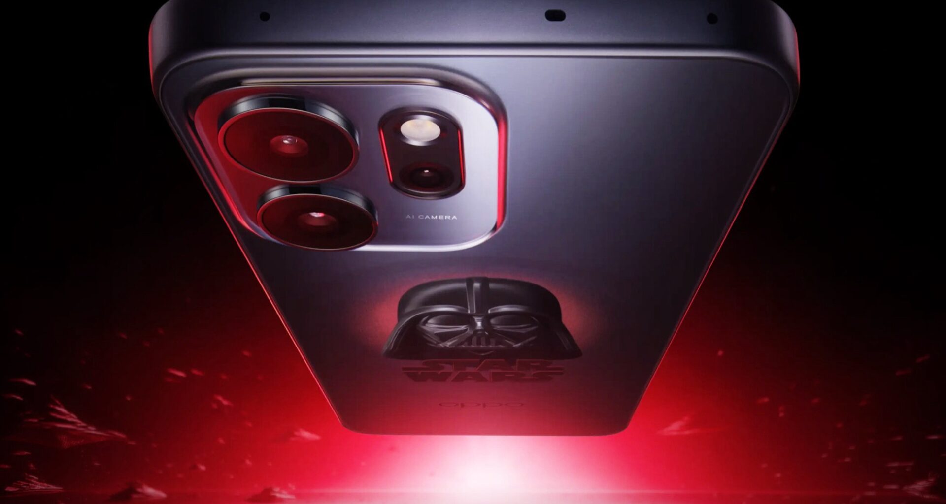 Oppo Reno14 F Star Wars Limited Edition har ny design och Dödsstjärnan i miniformat