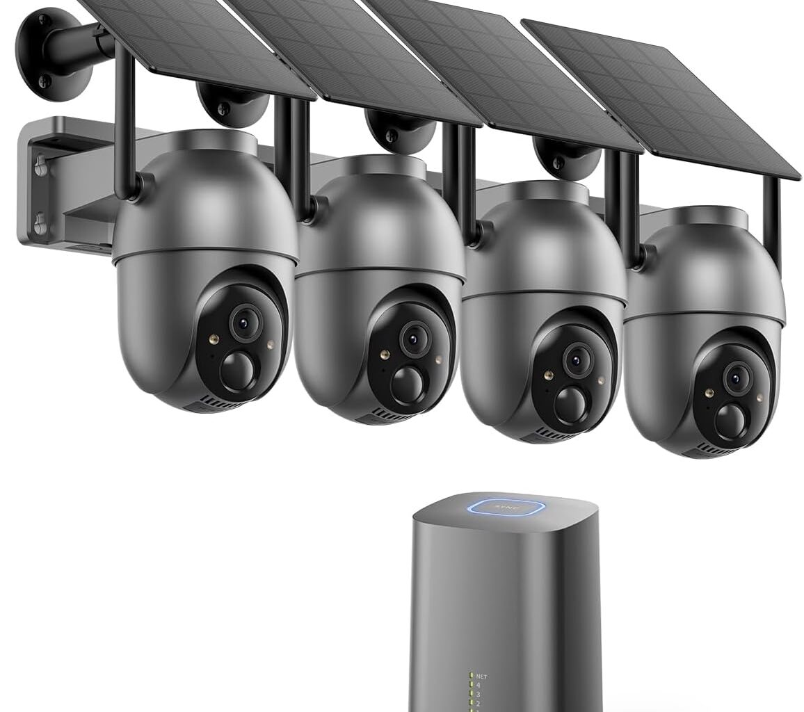 Sehmua presenterar det nya CK14S solcellsbaserade säkerhetskamerasystemet med homebase