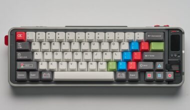 Qwertykeys lanserar mekaniskt tangentbord QK65 Mk3 med retro gaming-design och inbyggd smart display från $199