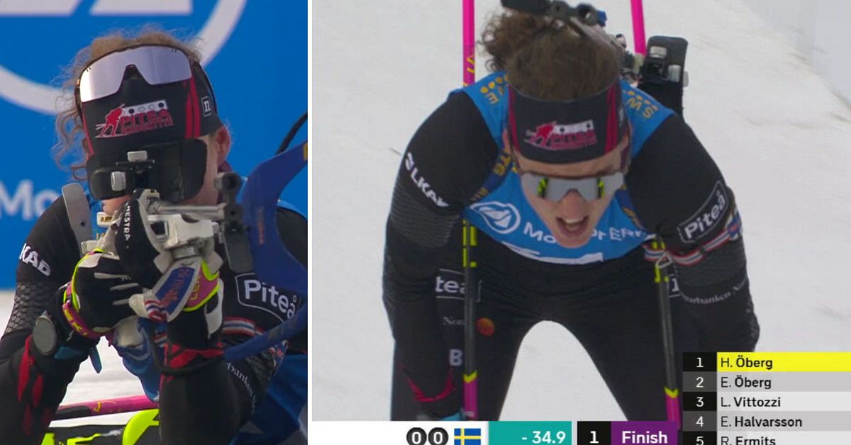 Skidskytte: Hanna Öberg vinner säsongspremiären i Idre