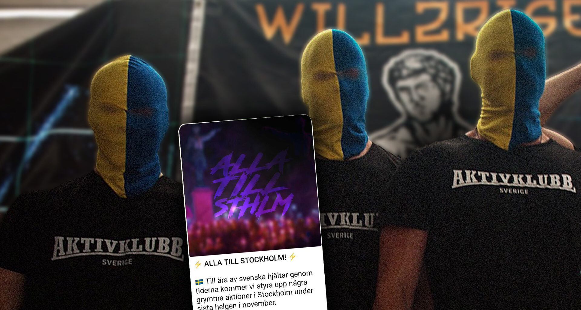 Aktivklubb Sverige ska marschera i Stockholm den 29 november