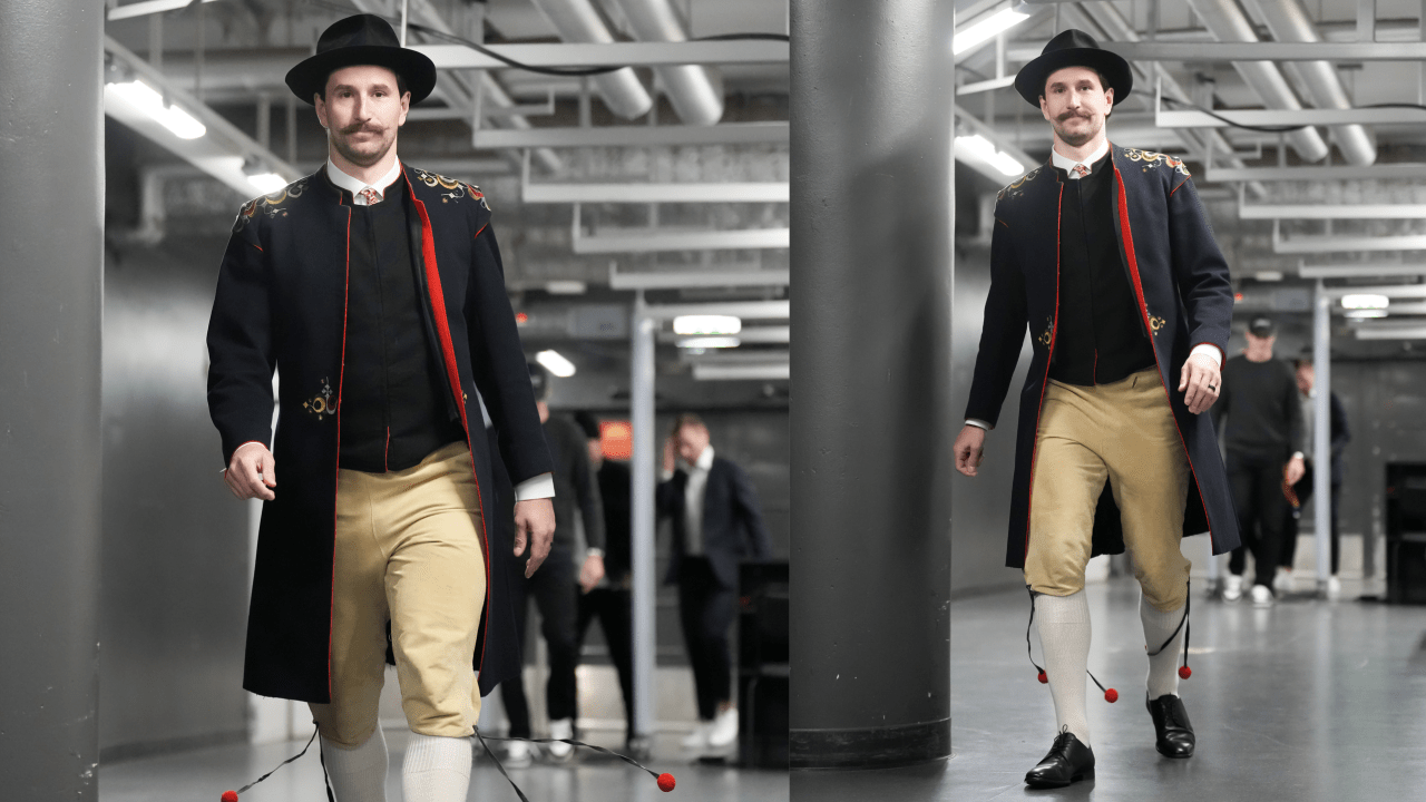 Forsbergs mäktiga entré – i hatt och knätofsar - NHL.com