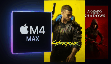 Cyberpunk & AC Shadows på Apple's M4 Max - Spelprestanda jämförbar med RTX 5060 Laptop