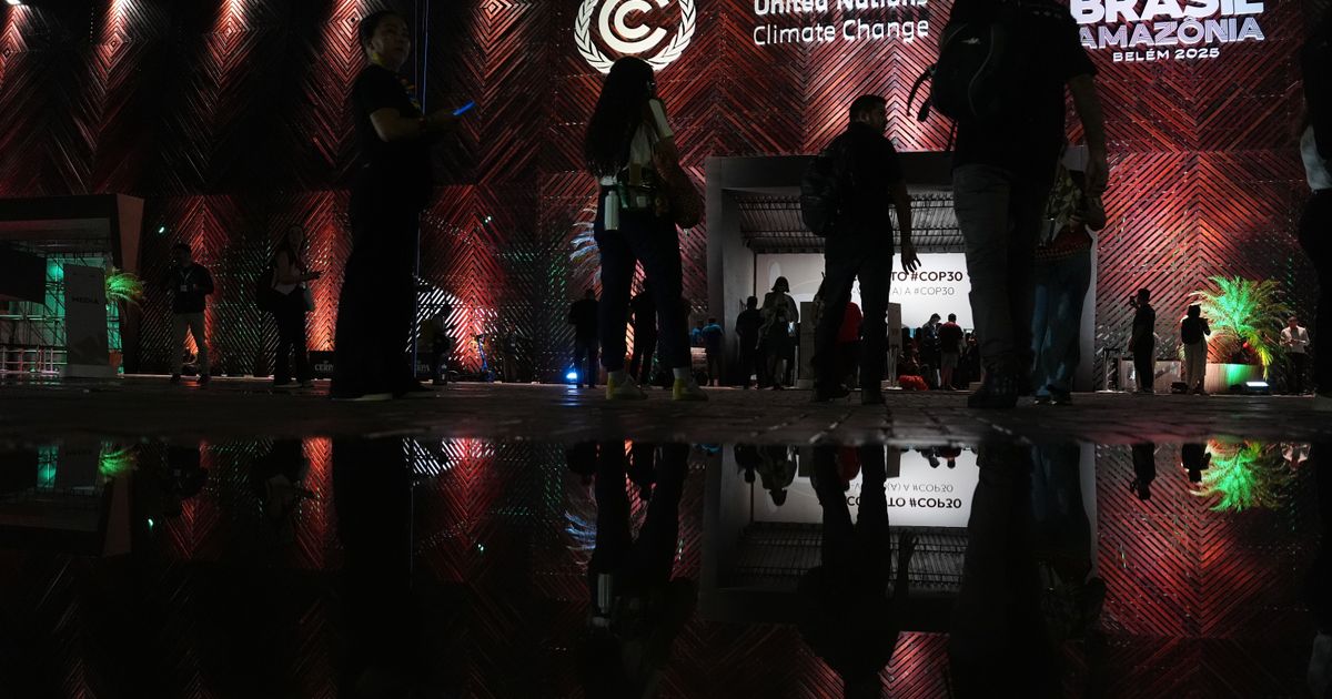 Demonstranter i bråk med vakter vid COP30 - SvD