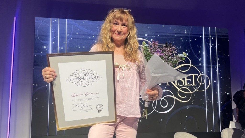Katarina Gunnarsson tilldelas Lukas Bonniers Stora Journalistpris - Pressinformation