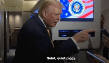 Trump till Vita huset-journalist: ”Tyst, lilla gris”