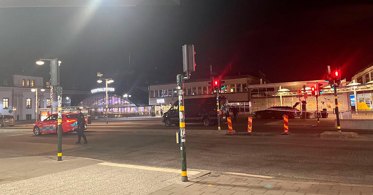 En greps med misstänkt sprängmedel vid Stockholms centralstation