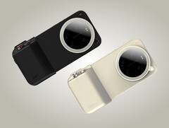 En påstådd titt på Xiaomi 17 Ultra och dess fotokit i två färger. (Bildkälla: via Kacper Skrzypek - redigerad)