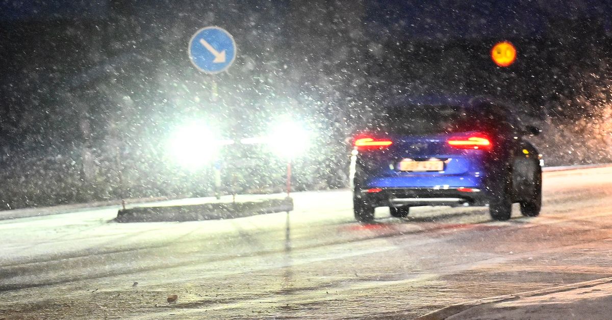 Snö och halka i flera delar av Sverige – följ senaste nytt