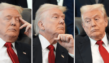 Trump sömnig i Vita huset – rivaler försöker vinna poäng