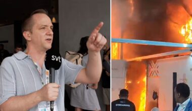 Brand i COP30-byggnaden – människor evakueras