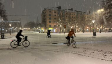 Nu har snön kommit till Örebro län