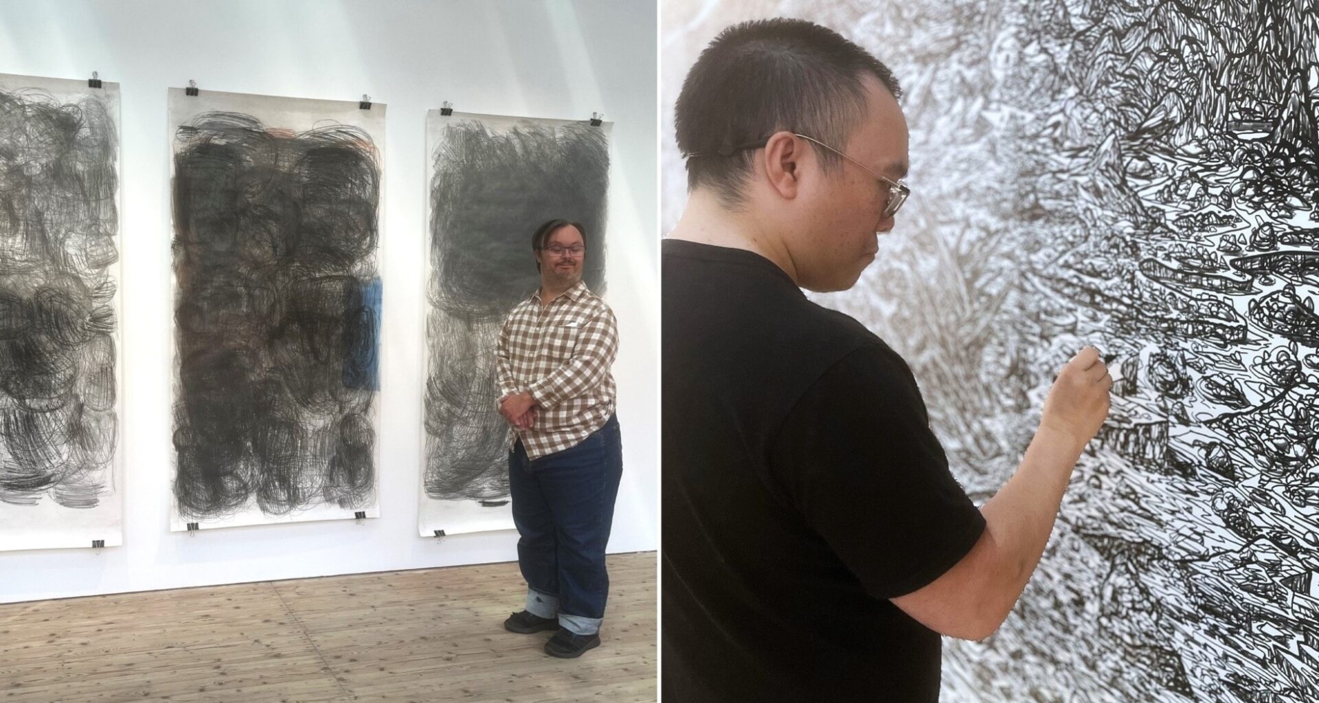 ”Jag ritar allt jag upplevt” - David Cheung förmedlar budskap genom berg, ishav och städer 19 november 2025 - P1 Kultur Reportage