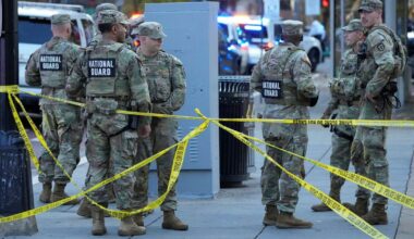 Soldater ur nationalgardet skjutna nära Vita huset