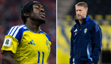 Elanga har lämnat landslagstruppen